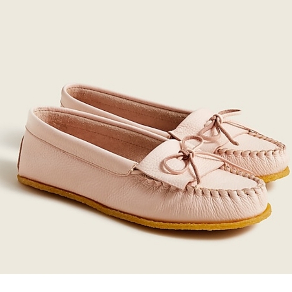 Soft unlined  leather loafers j crew